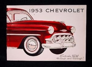 1953 CHEVROLET (SHOWROOM BROCHURE) Entirely New through & Through