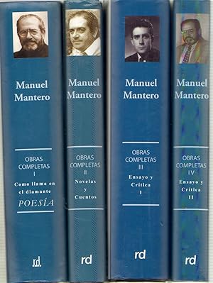 OBRAS COMPLETAS. MANUEL MANTERO. 4 TOMOS.