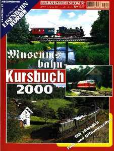 Bild des Verkufers fr Museumsbahn - Kursbuch 2000. zum Verkauf von Antiquariat Jenischek