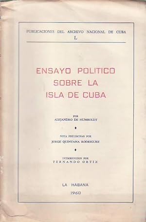 Seller image for ENSAYO POLITICO SOBRE LA ISLA DE CUBA. for sale by Librera Torren de Rueda