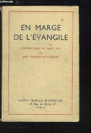 Seller image for Mditations En marge de l'Evangile. Commentaires de Saint-Luc. for sale by Le-Livre