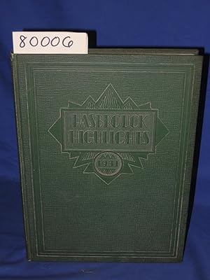 Image du vendeur pour HASBROUCK HIGHLIGHTS YEARBOOK 1931 mis en vente par Princeton Antiques Bookshop