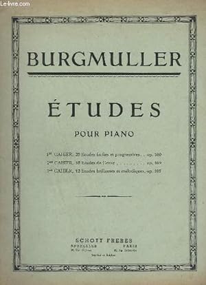 Immagine del venditore per ETUDES POUR PIANO - 2 CAHIER : 18 ETUDES DE GENRE - OP.109. venduto da Le-Livre