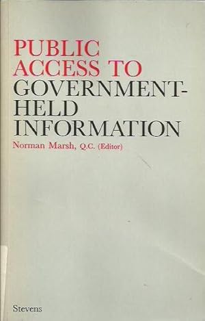 Public Access to Government-held Information