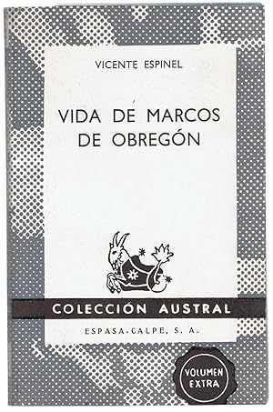 Bild des Verkufers fr VIDA DE MARCOS DE OBREGN zum Verkauf von Librera Torren de Rueda