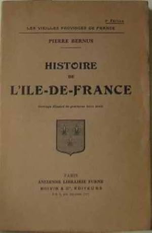 Bild des Verkufers fr Histoire de l'ile de france zum Verkauf von crealivres