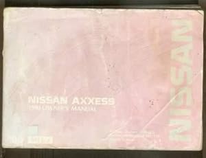 Nissan Axxess 1990 Owner's Manual M11-J (for Operation & Maintenance) Bi-Lingual Edition (ENGLISH...