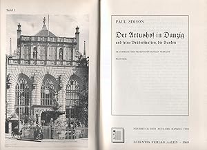 Bild des Verkufers fr Der Artushof in Danzig und seine Brderschaften, die Banken. Im Auftrage der Vereinigten Banken verfasst (Neudruck der Ausgabe Danzig 1900) zum Verkauf von Paderbuch e.Kfm. Inh. Ralf R. Eichmann