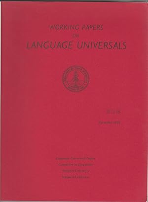 Working Papers on Language Universals 10