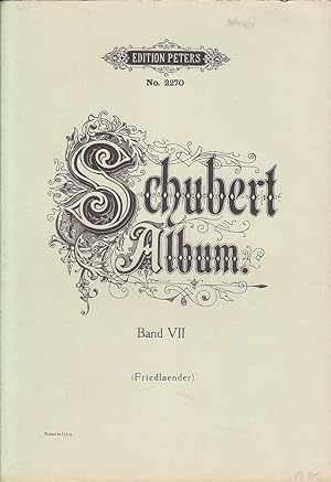 Imagen del vendedor de Schubert Album Band VII a la venta por Mr Pickwick's Fine Old Books