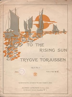 Seller image for To the Rising Sun Op. 4, No.1 for Pianoforte for sale by Mr Pickwick's Fine Old Books