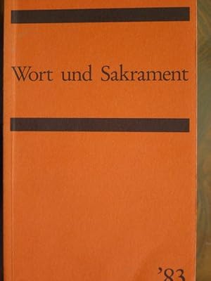 Seller image for Jahrbuch 1983: Wort und Sakrament / Anstsse und Anregungen zum Luther-Jahr. Mit zahlreichen Fachbeitrgen. for sale by Antiquariat Tarter, Einzelunternehmen,