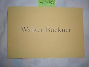 Walter Buckner: Recent Paintings, 1999-2002, March 21-April 27, 2002