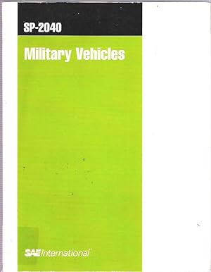 Imagen del vendedor de Military Vehicles : SP-2040 a la venta por Mike's Library LLC