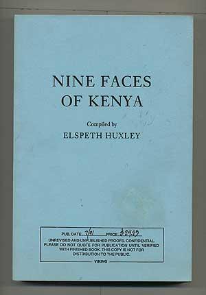 Seller image for Nine Faces of Kenya for sale by Between the Covers-Rare Books, Inc. ABAA