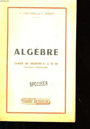 Seller image for ALGEBRE. for sale by Le-Livre