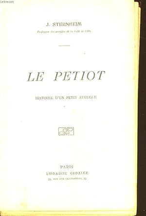 Seller image for LE PETIOT. for sale by Le-Livre