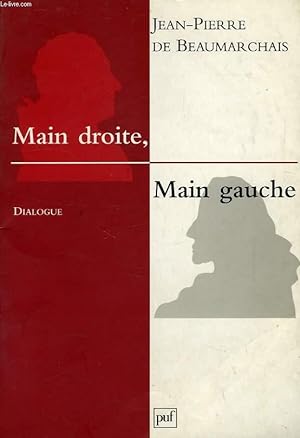 Bild des Verkufers fr MAIN DROITE, MAIN GAUCHE zum Verkauf von Le-Livre