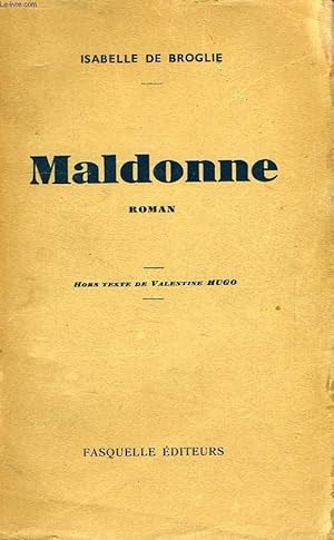Image du vendeur pour MALDONNE mis en vente par Le-Livre