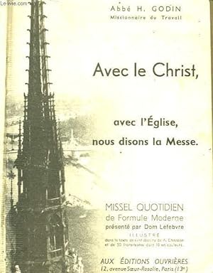 Seller image for AVEC LE CHRIST, AVEC L'EGLISE NOUS DISONS LA MESSE for sale by Le-Livre