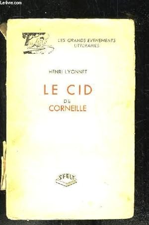 Bild des Verkufers fr LE CID DE CORNEILLE. zum Verkauf von Le-Livre