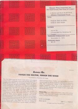 Seller image for Touch the Water, Touch the Wind. for sale by Wittenborn Art Books