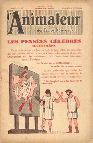 L'ANIMATEUR DES TEMPS NOUVEAUX 4e Année N° 203 24 Janvier 1930