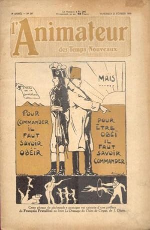 L'ANIMATEUR DES TEMPS NOUVEAUX 4e Année N° 207 21 Février 1930