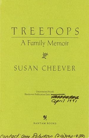 Imagen del vendedor de TREETOPS : A Family Memoir [Uncorrected Proof] a la venta por 100POCKETS