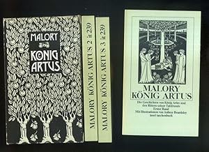 Seller image for Die Geschichte von Knig Artus und den Rittern seiner Tafelrunde: 3 Bnde in Schuber. Illustrationen von Aubrey Beardsley. for sale by Umbras Kuriosittenkabinett