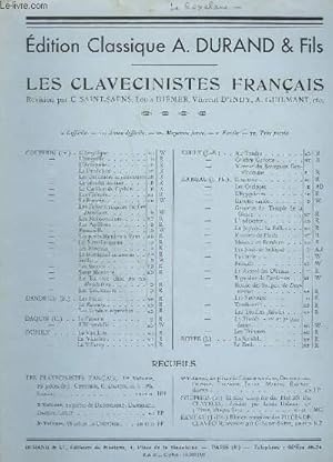 LES CLAVECINISTES FRANCAIS - N° 12.790 : LA ROXELANE (AIR VARIE). by ...