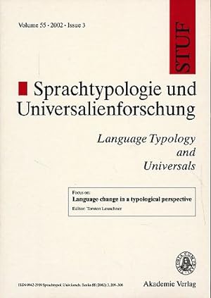 Seller image for Language change in a typological perspective. Editor: Torsten Leuschner. STUF - Language Typology and Universals, Vol. 55, 2002, Issue 3. for sale by Fundus-Online GbR Borkert Schwarz Zerfa