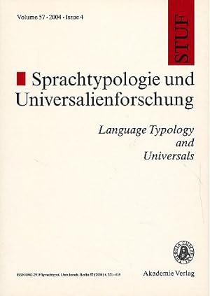 Seller image for STUF - Language Typology and Universals, Vol. 57, 2004, Issue 4. for sale by Fundus-Online GbR Borkert Schwarz Zerfa