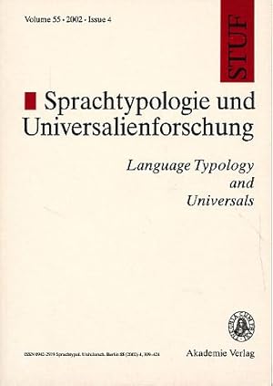 Seller image for STUF - Language Typology and Universals, Vol. 55, 2002, Issue 4. for sale by Fundus-Online GbR Borkert Schwarz Zerfa