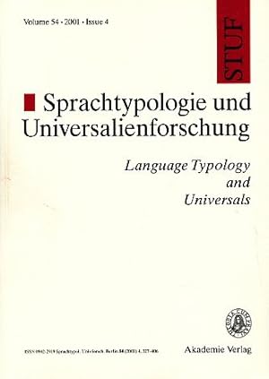 Seller image for STUF - Language Typology and Universals, Vol. 54, 2001, Issue 4. for sale by Fundus-Online GbR Borkert Schwarz Zerfa