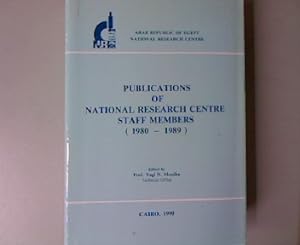 Seller image for Publications of National Research Centre Staff Members (1890 - 1989). for sale by Antiquariat Bookfarm