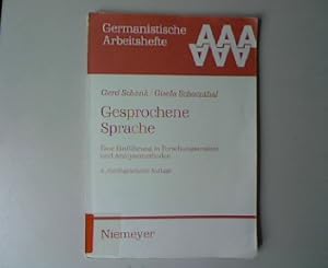 Seller image for Gesprochene Sprache. Germanistische Arbeitshefte, Band 18. for sale by Antiquariat Bookfarm