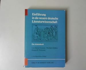 Bild des Verkufers fr Einfhrung in die neuere deutsche Literaturwissenschaft: Ein Arbeitsbuch. zum Verkauf von Antiquariat Bookfarm