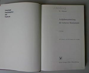 Imagen del vendedor de Aufgabensammlung der hheren Mathematik. 6 Auflage. a la venta por Antiquariat Bookfarm