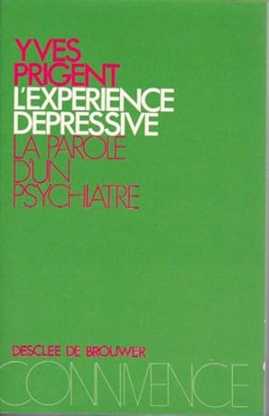 L'expérience dépressive. La parole d'un psychiatre.