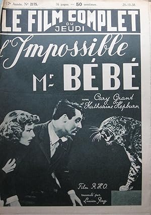 Seller image for L'impossible Mr Bb : Le Film Complet du Jeudi n2175 du 20-10-1938 for sale by Bouquinerie L'Ivre Livre