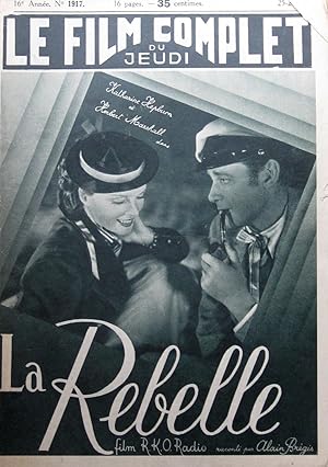 Seller image for La Rebelle : Le Film Complet du Jeudi n1917 du 25-2-1937 for sale by Bouquinerie L'Ivre Livre