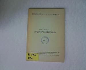 Bild des Verkufers fr Jugendarbeitsschutz als Berufspdagogisches Problem. Berufserziehung im Handwerk, Heft 20. zum Verkauf von Antiquariat Bookfarm