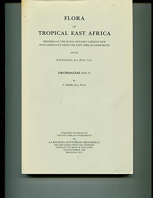 Bild des Verkufers fr Flora of Tropical East Africa - Orchidaceae Part 3 (1989) (Flora of Tropical East Africa) zum Verkauf von Orca Knowledge Systems, Inc.