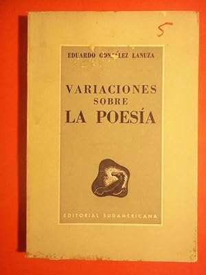 Imagen del vendedor de VARIACIONES SOBRE LA POESA. a la venta por Carmichael Alonso Libros