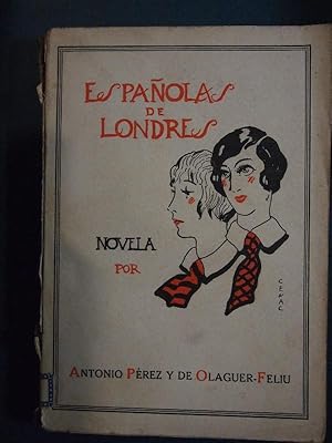 Bild des Verkufers fr ESPAOLAS DE LONDRES. Novela. Ilustraciones de Enrique C. Cenac. zum Verkauf von Carmichael Alonso Libros