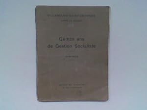 Villeneuve-Saint-Georges après la guerre. Quinze ans de gestion socialiste 1919-1935