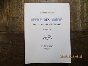 Seller image for Office des morts. Messe   vpres   nocturnes. Pomes. for sale by LE MUSEE DU LIVRE