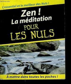 Bild des Verkufers fr ZEN ! LA MEDITATION POUR LES NULS zum Verkauf von Le-Livre