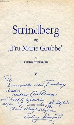 Seller image for STRINDBERG OG 'FRU MARIE GRUBBE' for sale by Le-Livre